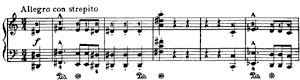 piano sheet music of Valse - Caprice