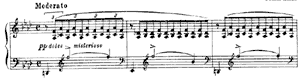 piano sheet music of Sonetto 123