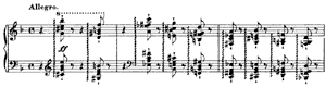 piano sheet music of Mazeppa