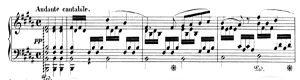 Andante cantabile e Presto agitato  B-Major by Felix Mendelssohn piano sheet music