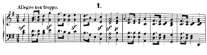 Allegro no troppo  opus 72 no 1 G-Major by Felix Mendelssohn piano sheet music