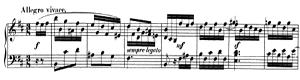 With Violent Motion  opus 7 no 2 B Minor by Felix Mendelssohn piano sheet music