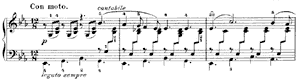The Evening Star  opus 38 no 1 E-flat Major by Felix Mendelssohn piano sheet music