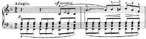 Sadness of Soul  opus 53 no 4 F Major by Felix Mendelssohn piano sheet music