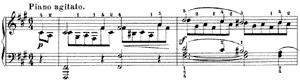 Restlessness  opus 19 no 5 F#-Minor by Felix Mendelssohn piano sheet music