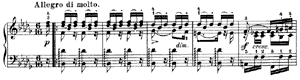 Unrest  opus 30 no 2 Bb-Minor by Felix Mendelssohn piano sheet music