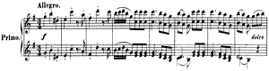 Sonata for four hands  K 357 G-Major by Wolfgang Amad�us Mozart piano sheet music