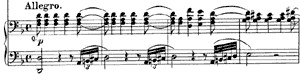 piano sheet music of Piano Concerto 20
