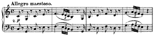 piano sheet music of Piano Concerto 21 (Elvira Madigan)