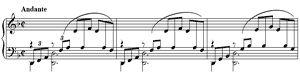 piano sheet music of Fantasia