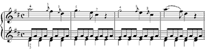 piano sheet music of Rondo