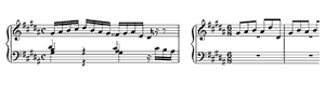 Prelude & Fugue  BWV 887 no 18 G-sharp Minor by Johann Sebastian Bach piano sheet music