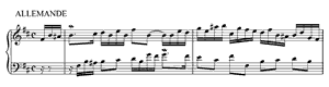 French Suite  no 3 B Minor by Johann Sebastian Bach piano sheet music