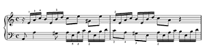 Invention by Johann Sebastian Bach Invention no 13 A Minor by Johann Sebastian Bach piano sheet music