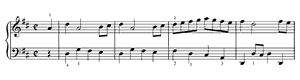 March by Johann Sebastian Bach March BWV 122 D Major by Johann Sebastian Bach piano sheet music