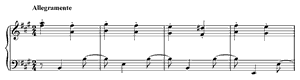 Bagatelle by Ludwig van Beethoven Bagatelle opus 119 no 10 A Major by Ludwig van Beethoven piano sheet music