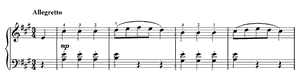 Promenade by Ludwig van Beethoven Promenade A Major by Ludwig van Beethoven piano sheet music
