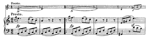 Sonata for Violin and Piano by Ludwig van Beethoven Sonata for Violin and Piano opus 23 A Minor by Ludwig van Beethoven piano sheet music