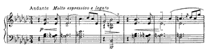 Moment Lyrique by Felix Blumenfeld Moment Lyrique opus 27 no 1 E-flat Minor by Felix Blumenfeld piano sheet music