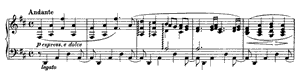 Ballade  opus 10 no 2 D Major by Johannes Brahms piano sheet music