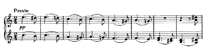 Hungarian Dance  no 8 A Minor by Johannes Brahms piano sheet music
