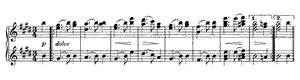 Waltz  opus 39 no 2 E Major by Johannes Brahms piano sheet music