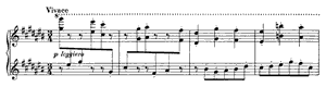 Waltz  opus 39 no 6 C-sharp Major by Johannes Brahms piano sheet music