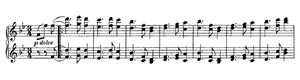 Waltz by Johannes Brahms Waltz opus 39 no 8 B-flat Major by Johannes Brahms piano sheet music