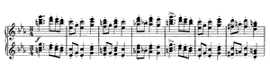 Waltz - For Four Hands  opus 52 no 11 C Minor by Johannes Brahms piano sheet music