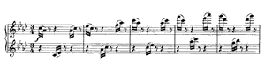 Waltz - For Four Hands by Johannes Brahms Waltz - For Four Hands opus 52 no 13 A-flat Major by Johannes Brahms piano sheet music