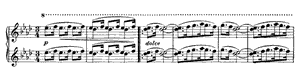 Waltz - For Four Hands by Johannes Brahms Waltz - For Four Hands opus 52 no 15 A-flat Major by Johannes Brahms piano sheet music