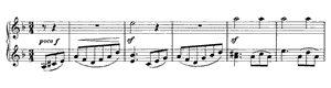 Waltz - For Four Hands by Johannes Brahms Waltz - For Four Hands opus 65 no 4 D Minor by Johannes Brahms piano sheet music