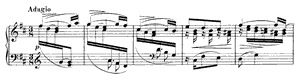 Intermezzo  opus 119 no 1 B Minor by Johannes Brahms piano sheet music