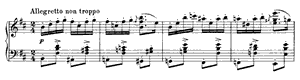 Capriccio  opus 76 no 2 B Minor by Johannes Brahms piano sheet music