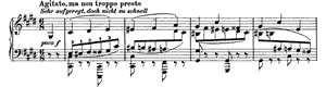 Capriccio by Johannes Brahms Capriccio opus 76 no 5 C-sharp Minor by Johannes Brahms piano sheet music