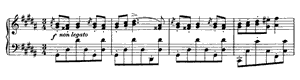 Waltz  opus 39 no 14 G-sharp Minor by Johannes Brahms piano sheet music