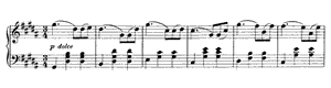 Waltz  opus 39 no 3 G-sharp Minor by Johannes Brahms piano sheet music