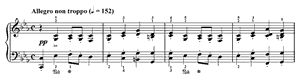 The Gypsies by Friedrich Burgmüller The Gypsies opus 109 no 4 C Minor by Friedrich Burgmüller piano sheet music