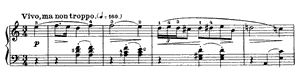 Mazurka  opus 7 no 2 A Minor by Fr�d�ric Chopin piano sheet music