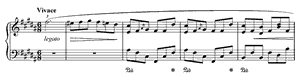 Prelude  opus 28 no 11 B Major by Fr�d�ric Chopin piano sheet music