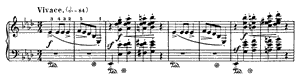 Waltz  opus 34 no 1 A-flat Major by Fr�d�ric Chopin piano sheet music