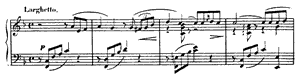 Larghetto by Clara Wieck-Schumann Larghetto opus 15 no 1 F Major by Clara Wieck-Schumann piano sheet music