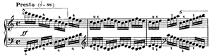 Study  opus 299 no 36 C Major by Carl Czerny piano sheet music
