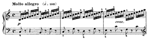 Study  opus 299 no 5 C Major by Carl Czerny piano sheet music