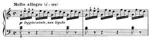 Study by Carl Czerny Study opus 299 no 6 C Major by Carl Czerny piano sheet music