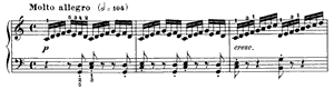 Study  opus 299 no 8 C Major by Carl Czerny piano sheet music