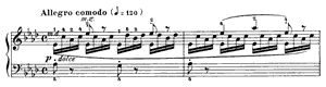 Study by Carl Czerny Study opus 849 no 27 A-flat Major by Carl Czerny piano sheet music