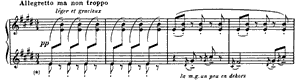 Serenade of the Doll  E Major by Claude Debussy piano sheet music