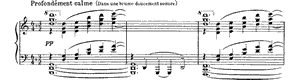 Prelude - La Cath�drale engloutie  book 1 no 10 n/a by Claude Debussy piano sheet music