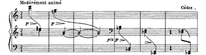 Prelude - Les tierces altern�es  book 2 no 11 n/a by Claude Debussy piano sheet music